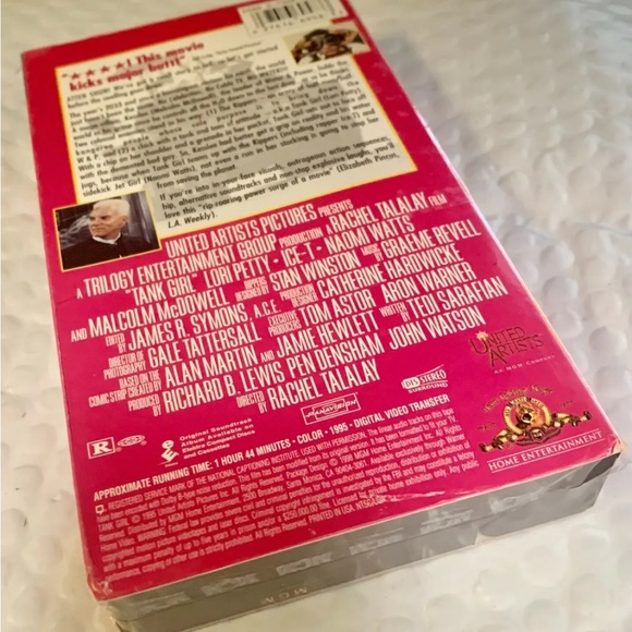 Tank Girl (VHS, 1995) Factory Sealed- Lori Petty, Ice-T SciFi , RARE NEW - Picture 2 of 4